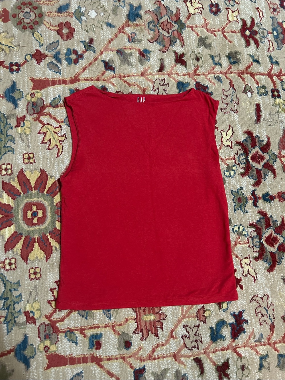 GAP Red Sleeveless Women's Tank Top